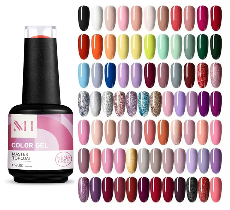 Oem Private Label Colors 15ml Vegan Gel Nail Polish Kit Uv Led Gel Polish Wholesale Gel Nail Polish Set