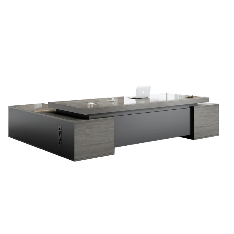 MDF executive office desk classic l shape office desk boss wooden  executive modern office desk furniture