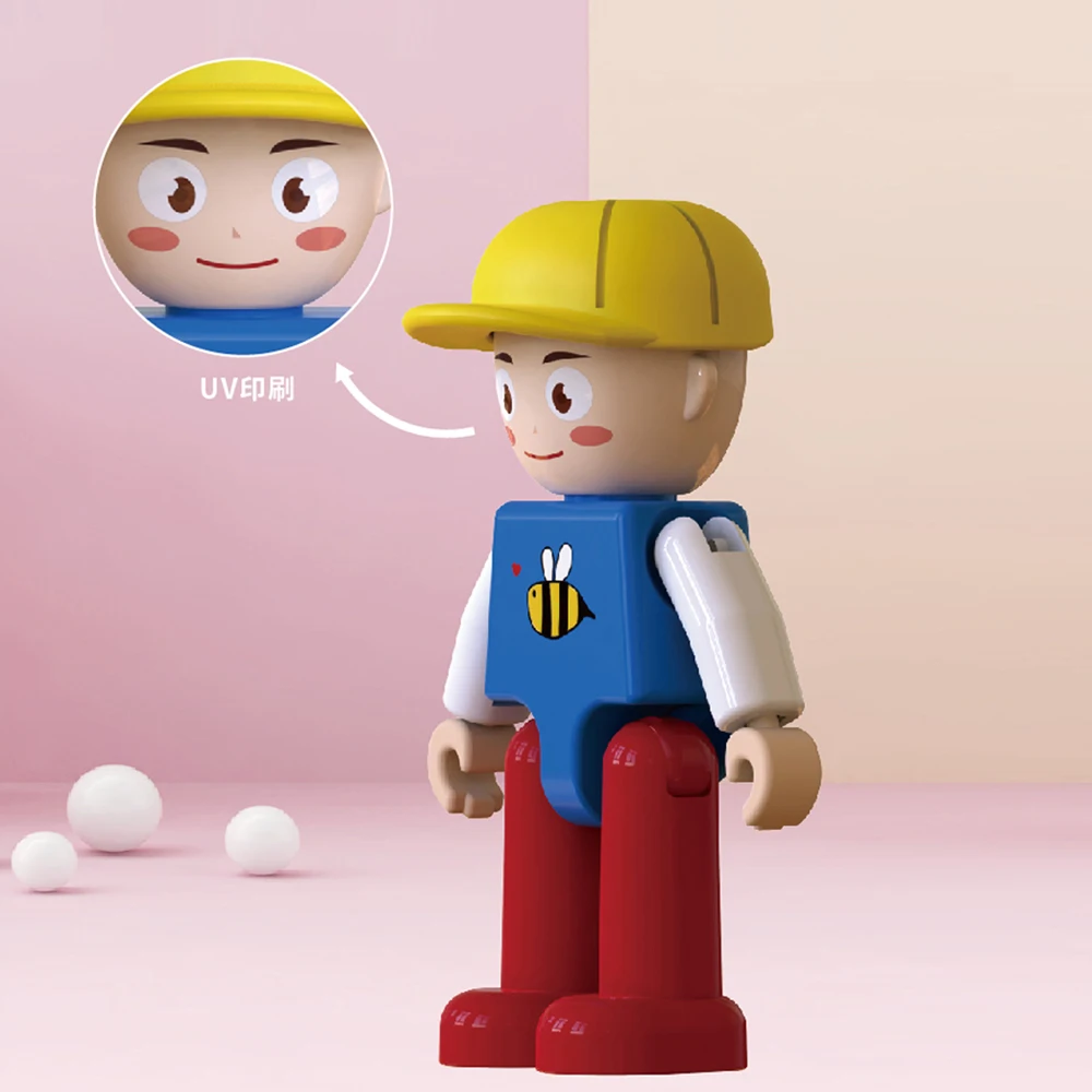 Набор магнитных фигурок 4 игровых человека с экстра сильными магнитами расширительная магнитная плитка магнитные строительные блоки