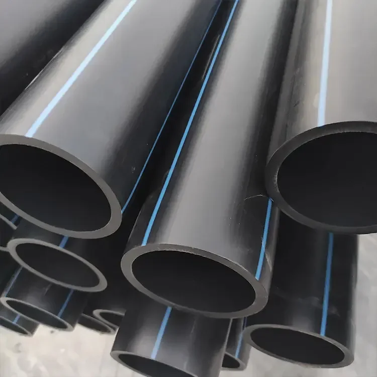SDR11 PE100 Raw Materials Black Plastic Water Pipe 200mm HDPE Pipe Philippines Price List