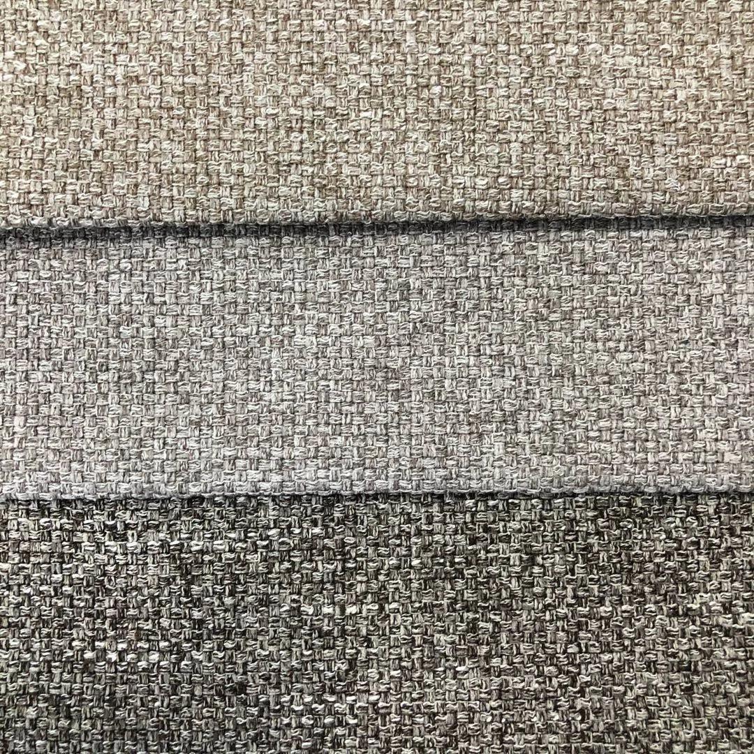 Polyester cotton Faux linen Matte velvet sofa fabric wholesales for home textile upholstery use