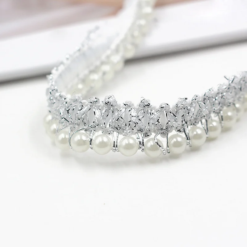 Cheap diy accessories 15mm wide gold curtain fabric lace decoration clothing sewing pearl beaded braided lace trim for costume