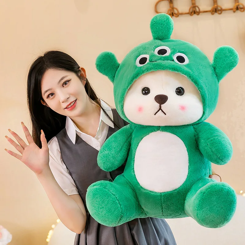 HL Hot Selling Lina Bear Transformation Strawberry Bear Doll Plush Toy Kids Gift Stuffed Teddy Bear Plush Dolls