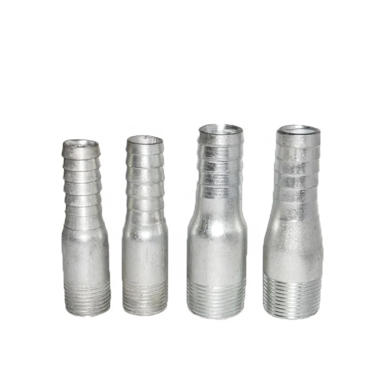 High Quality Galvanized And Black Steel Male Thread Gi Pipe Nipple For Sale