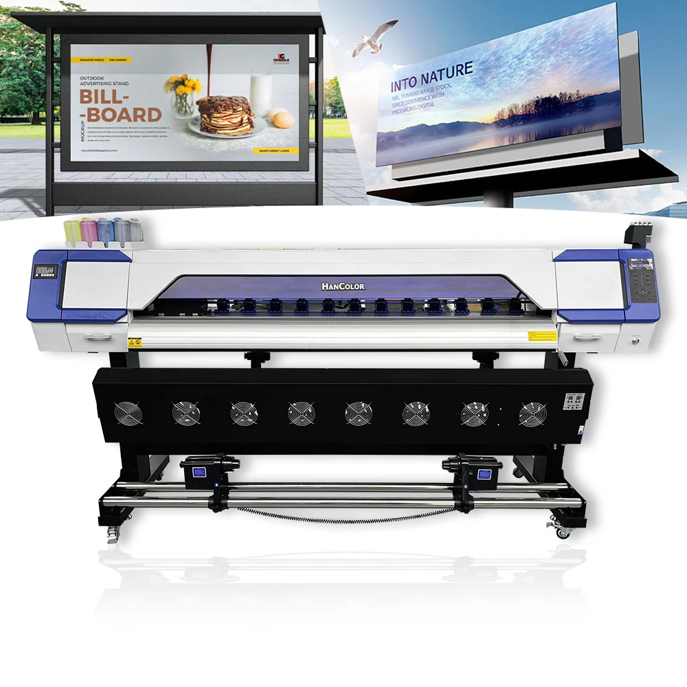Высокое качество 1 8 м струйный принтер 2 головки epson i3200-E1 эко-растворимый для печати фотобумаги/наклейки на автомобиль