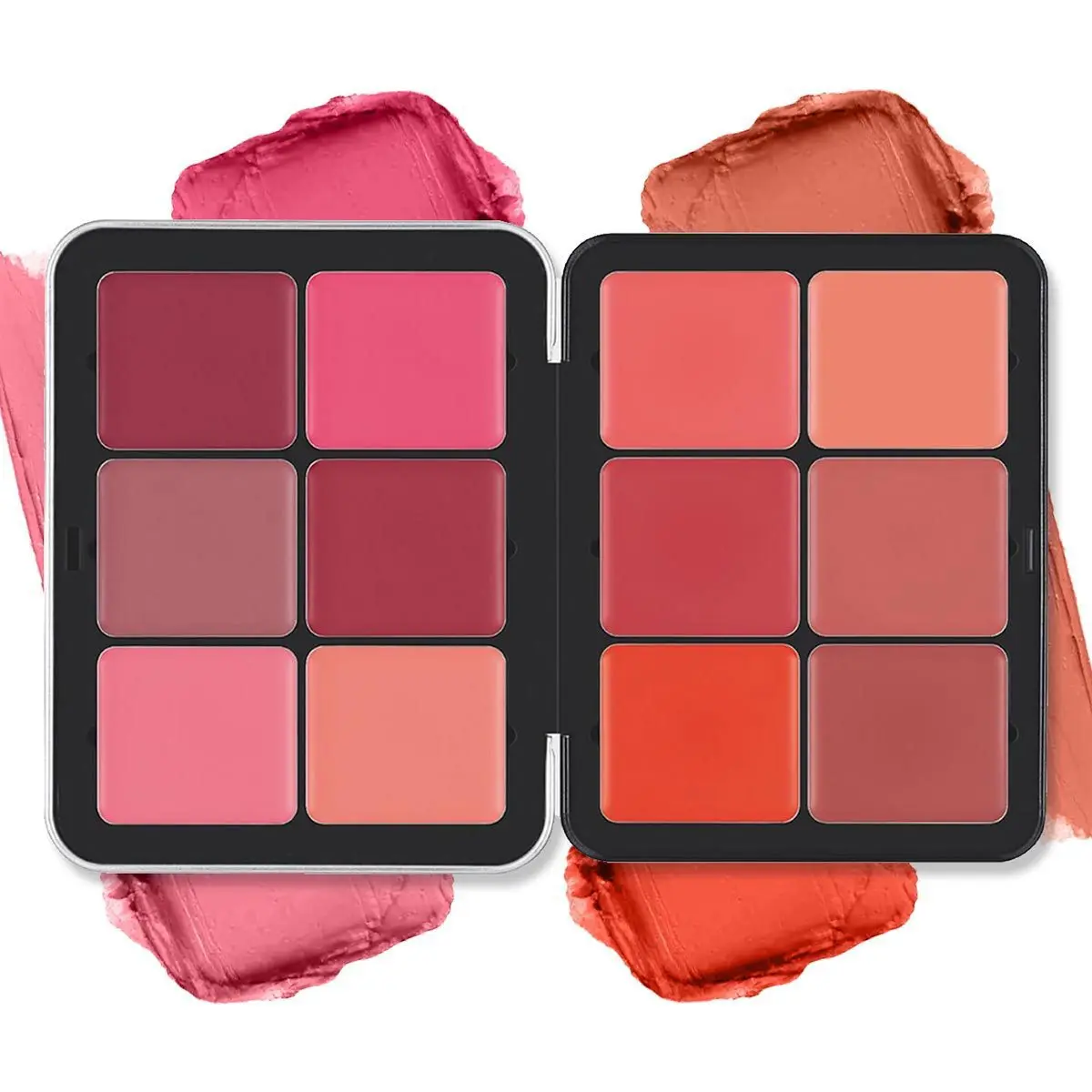 Hot Sale Blush Pressed Powder Blusher Private Label Blusher Makeup Pallet 12 Colors Highlighter Blush Contour Palette