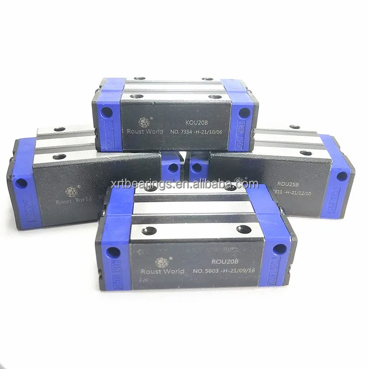 Germany ROUST Linear Guideway ROU15 ROU20 ROU25 ROU30 ROU35 ROU45 ROU55 ROU65 Linear Motion Guide Rail Linear Guides