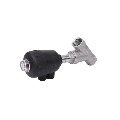 High Quality JZF Series 2/2 Way DN10-80 Plastic Actuator Piston Pneumatic Thread Angle Seat Valve