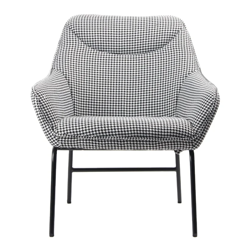 
2020 Hot Sales Upholstered Fabric Armchair/Accent Chair with Metal Legs for Living Room/Bedroom 