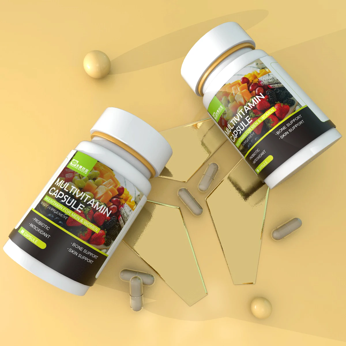 Multivitamin oral capsule
