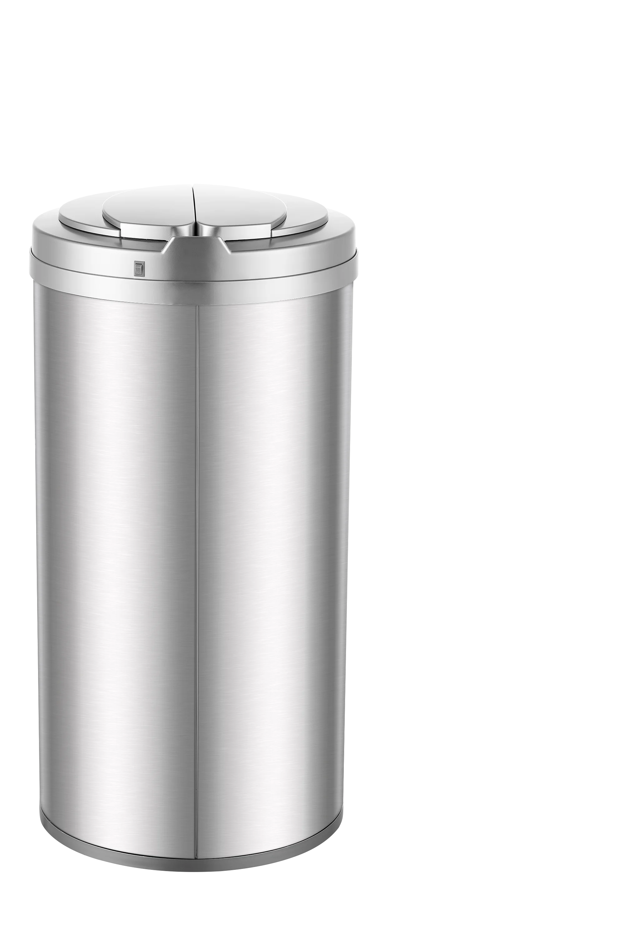 Hot selling  slide open touchless trash bin smart waste Bin lid