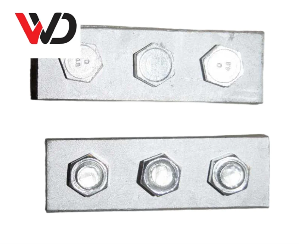 Pole Line Hardware Parallel Groove/Curved/Straight Single/3 Bolts Heavy Duty Wire/Cable Suspension Guy Clamp