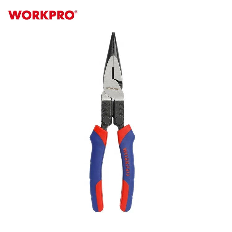 WORKPRO 8' Long Nose Pliers Linesman Pliers Combination Pliers with Wire Stripper