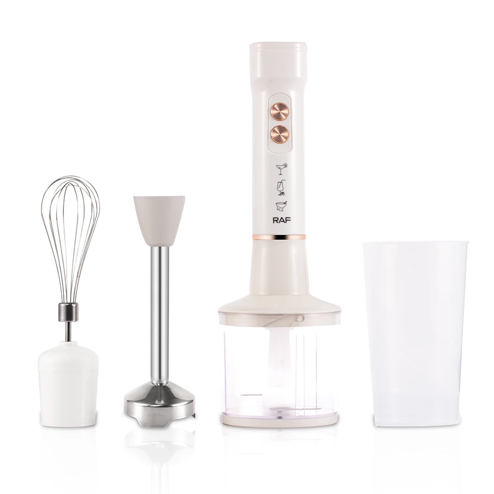 RAF New Multifunction 4 in 1 portable electric handheld mixer blender immersion hand stick blender
