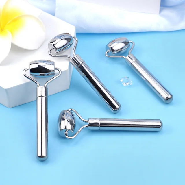 New single head roller face dredging meridians massage beauty instrument stainless steel roller massager