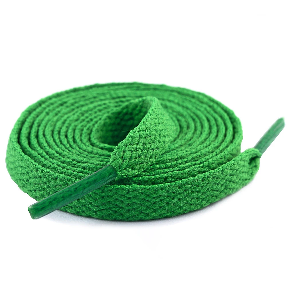 Factory Wholesale Single-layer Black and White 8mm Shoelaces Custom Sports Casual Shoes High-top Flat
