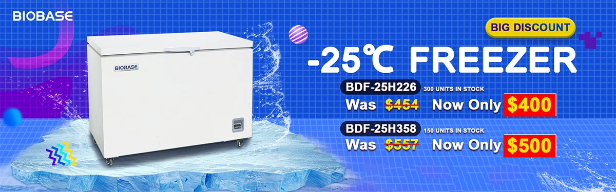 BIOBASE -25C Horizontal Freezer price Vaccine 225L ultra low temperature freezer