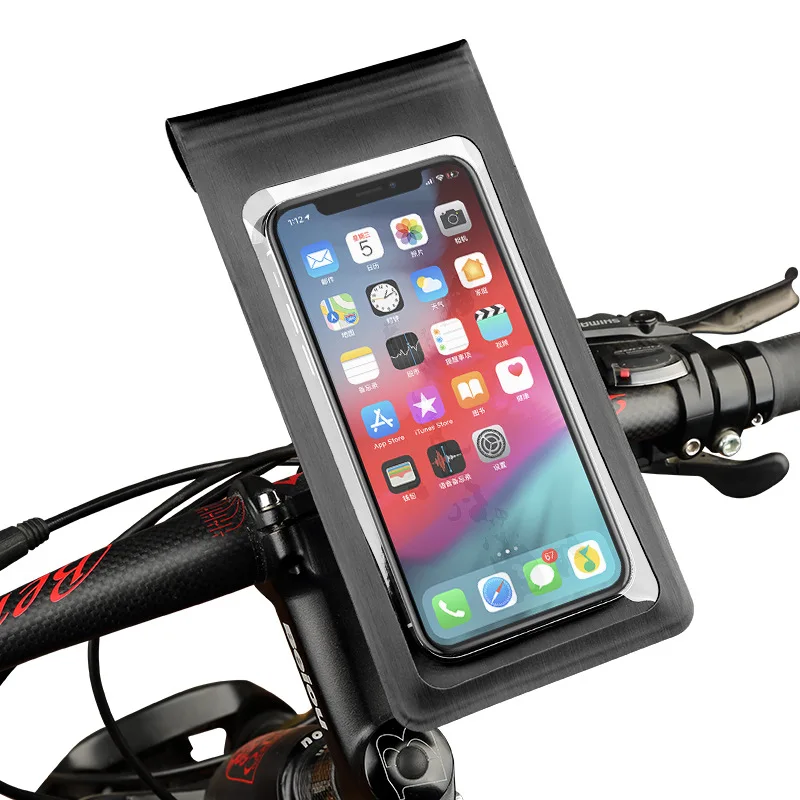 Touch Screen Bike Mount Waterproof Phone GPS Case Bike Bicycle Handlebar Holder Bag