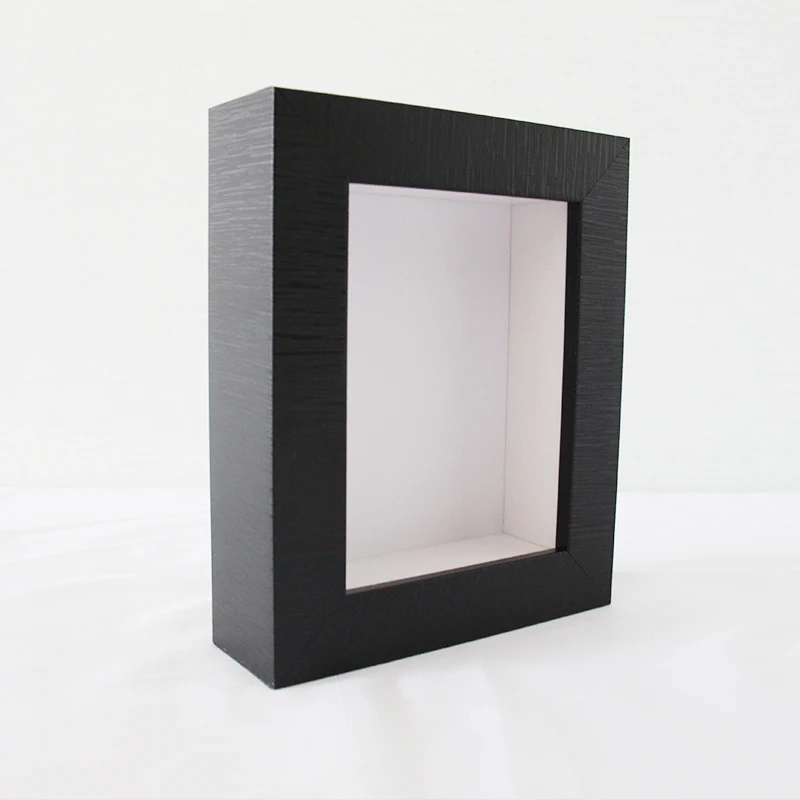 0.78Inch Depth Of Usable Space 6X6inch Hollow Box Frame With Wall Hanger