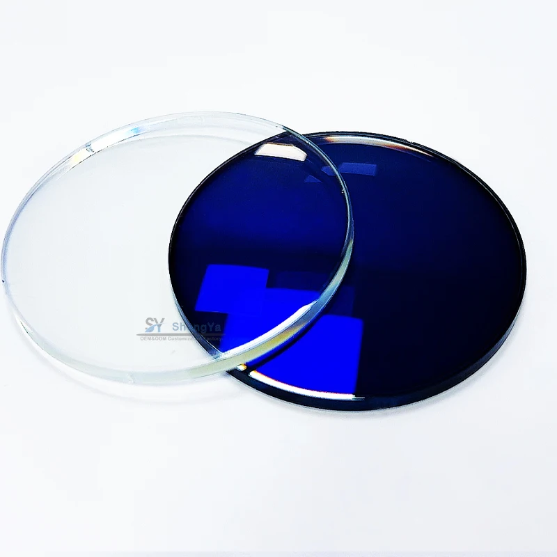 1.56 Hmc Fast Transition Blue Blocking Uv4201.49 Manufacturers CR39 Spectacle Lentes Opticos Optic Optical Lenses Lens