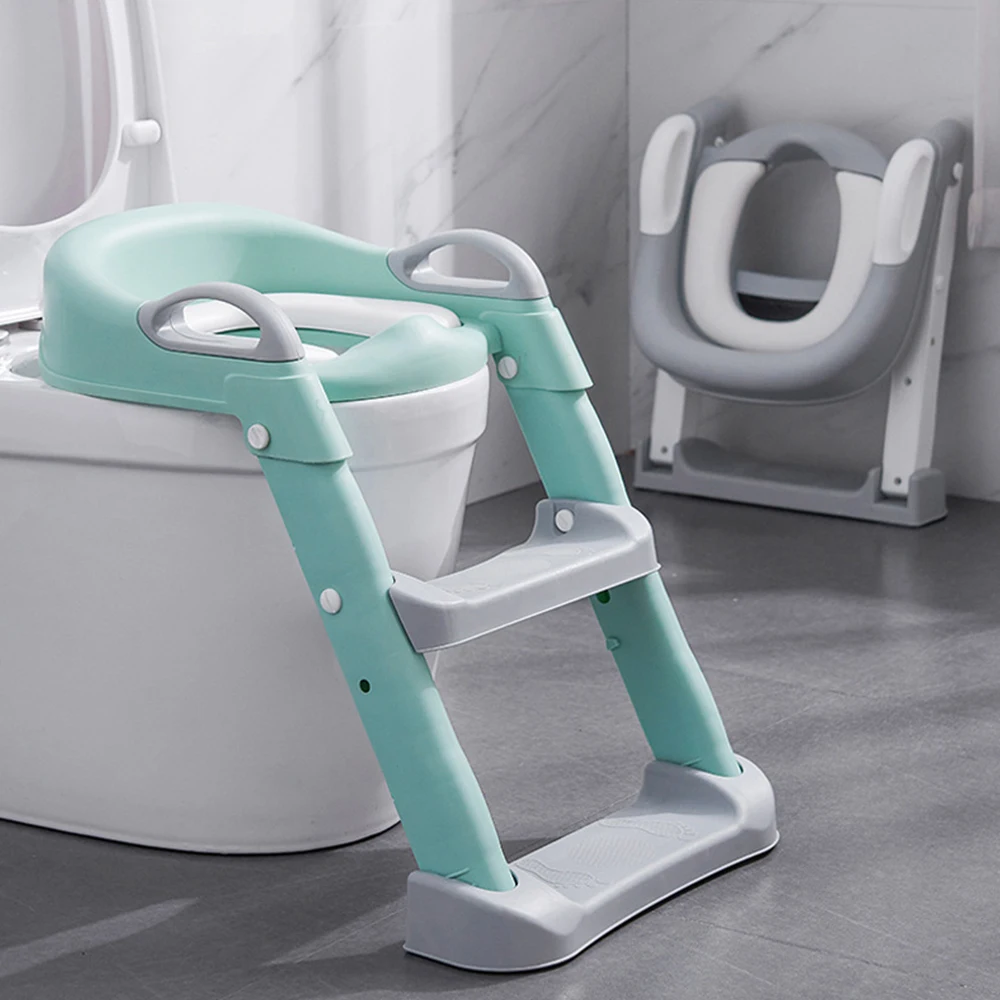 
Amanzon Best Sell New Design Soft Potty Toilet Trainer Seat, New Design Portable Water-proof Trainer Ladder Seat/ 