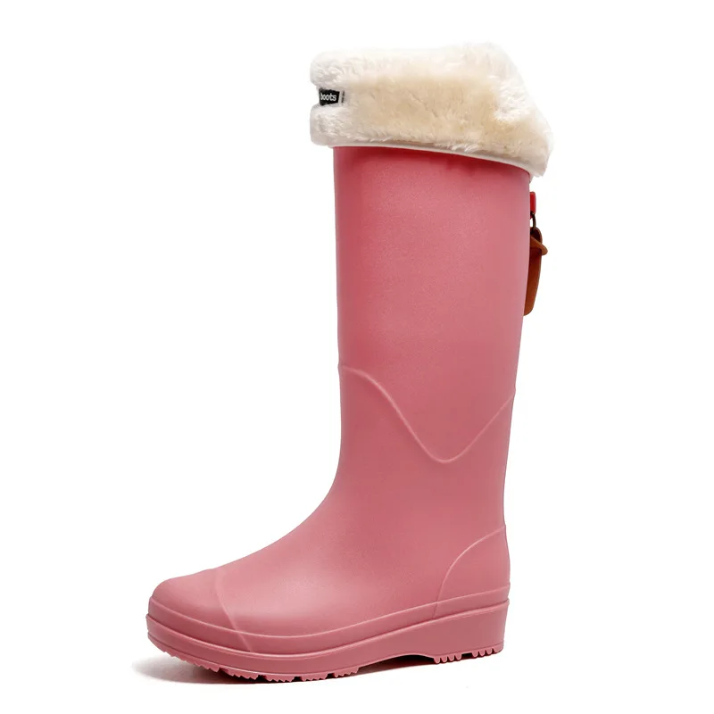 Muti-Color Rain Boots Customized Farm Pvc Boots Garden Gumboots For Winter Outdoor Knee-High Waterproof Fashion Rain Boots