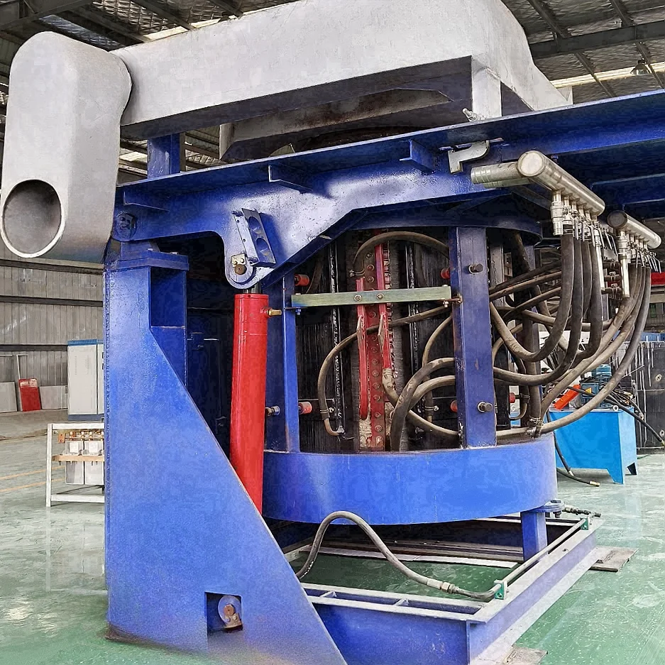 Industrial Furnace for Iron and Metal Melting Multi-Protection Induction Steel Furnace for Farm Industries
