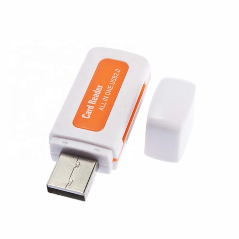 Портативная цветная карта памяти USB 2 0 с высокой скоростью Trans Flash-USB адаптер для флеш-накопителя 4 все 1