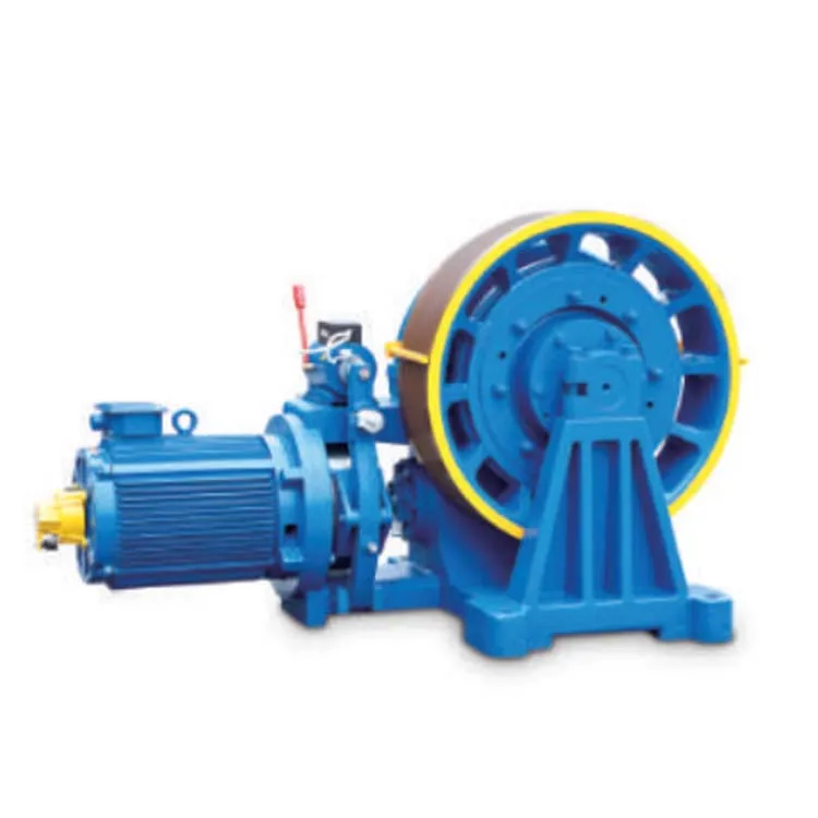 Sigma Manufacture Control System Accessory Geared Elevator Motor Traction Machine