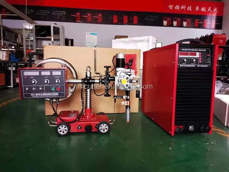 Submerged arc welder and welding trolley