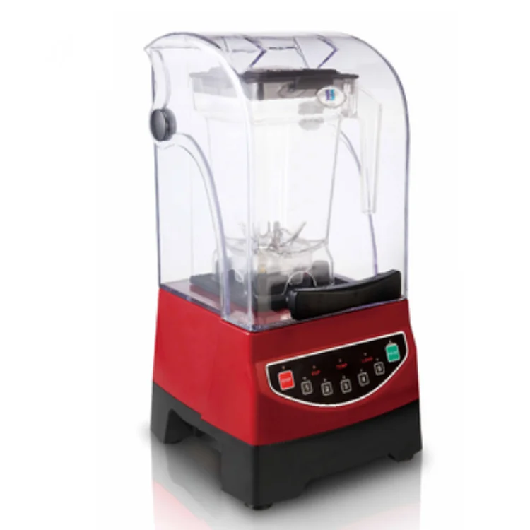 Professional use 1000W high speed 20000RPM ice crusher with soundproof cover PC jar 1.5L capacity commercial blender