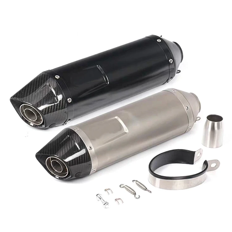 Tractor pendants escapes motorcycle exhaust carbon