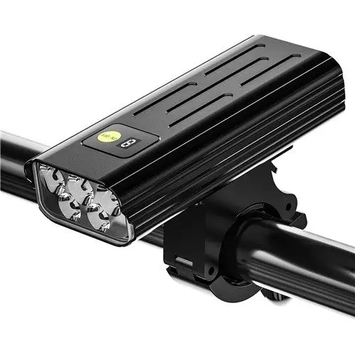 Bicycle Night waterproof Running Light 1800 Lumen Bicycle Flashlight Rechargeable Bicycle Front light