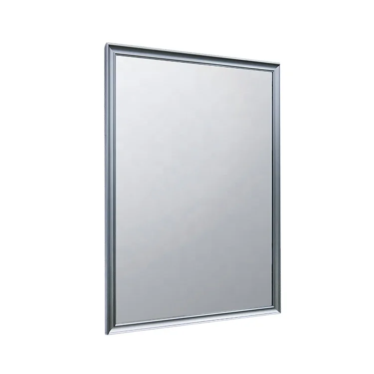 Customized Gold Stainless Steel Hand Carved Decorative Magic Moulding Frame Mirror