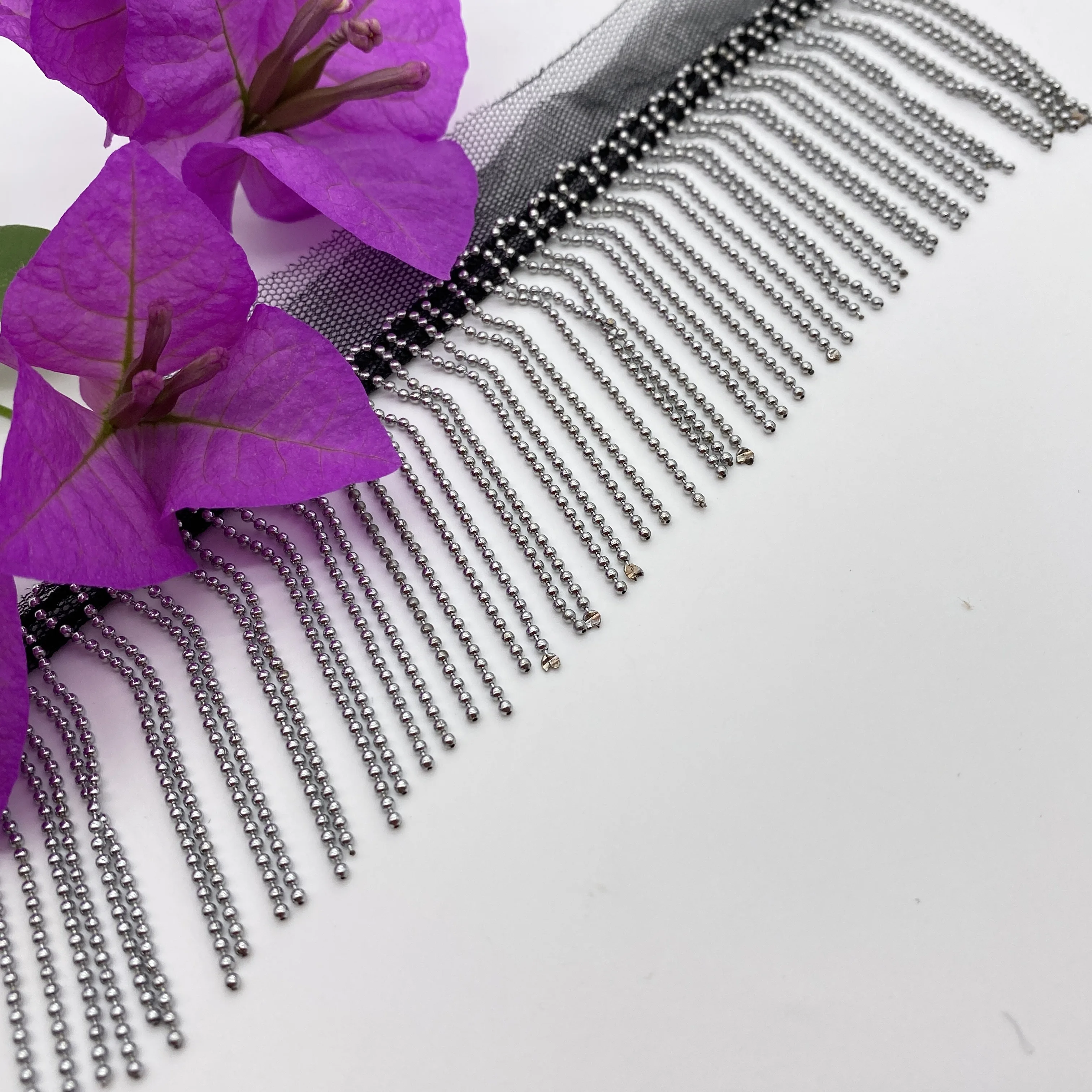 New coming tassels Chain lace trims different styles for garment bags shoes