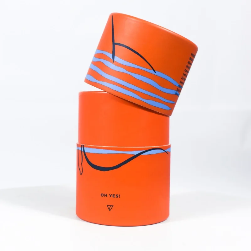 Luxury  High Quality 3 ml Paper Tube Packaging Child Resistant Lid Mini Size Honey Jar 50 ml Cartridge Container perfume bottle