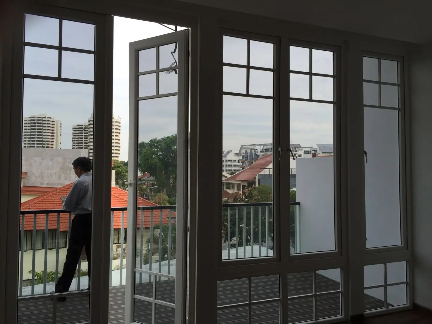 2024 Hot Sale Factory price UPVC/PVC Double Glazed French Casement Door