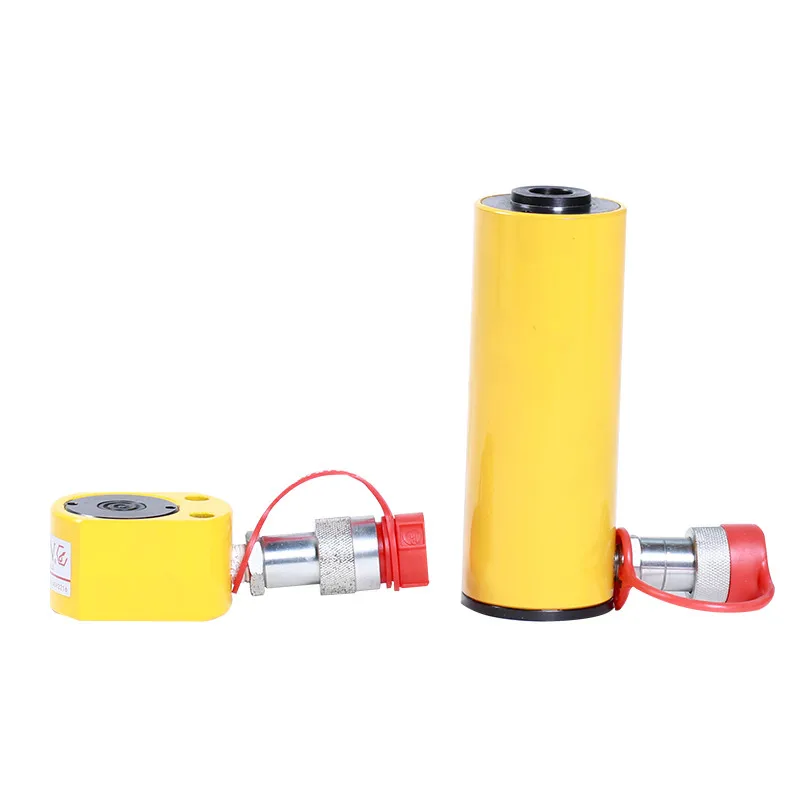 Low height single acting RSM/RCS series thin hydraulic flat cylinder jack