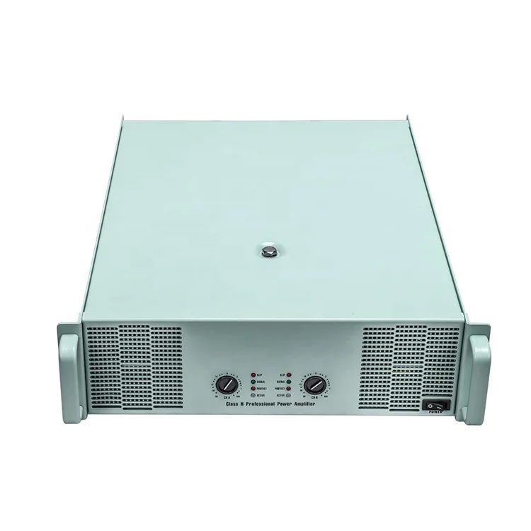 CA 2 Channel Power Amplifier Class H Green Panel Professional Audio Amplifier