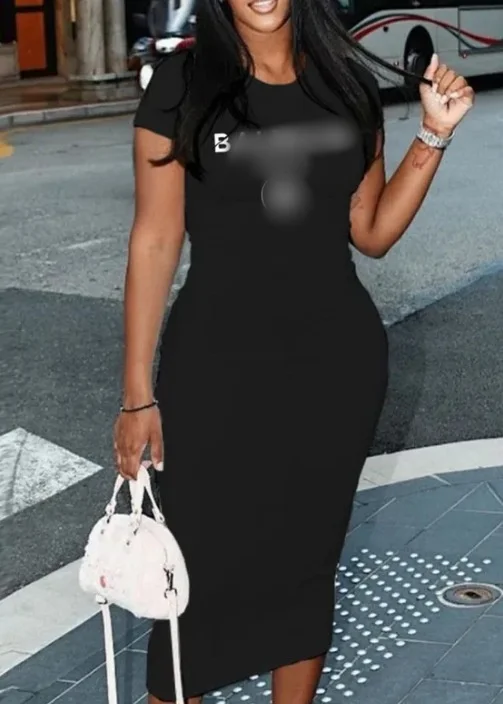 summer Designer famous brand clothing wholesale long sleeve casual dress fall print street dress women