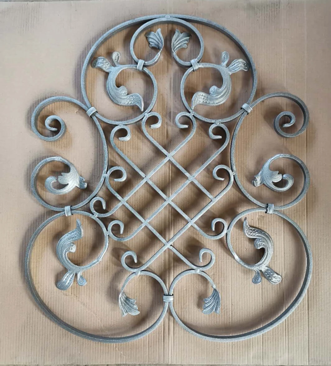 Beautiful Decorative Forged Wrought Iron Rosettes and Panels