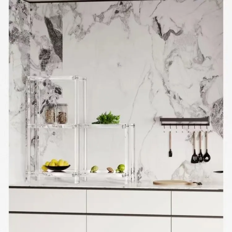 Съемная прозрачная акриловая полка для хранения