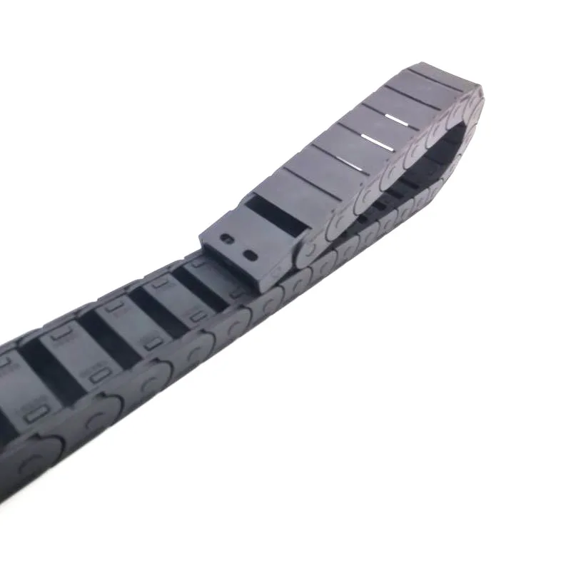 15x30 Nylon cable tank chain supporting chain bridge semi closed openable small towline