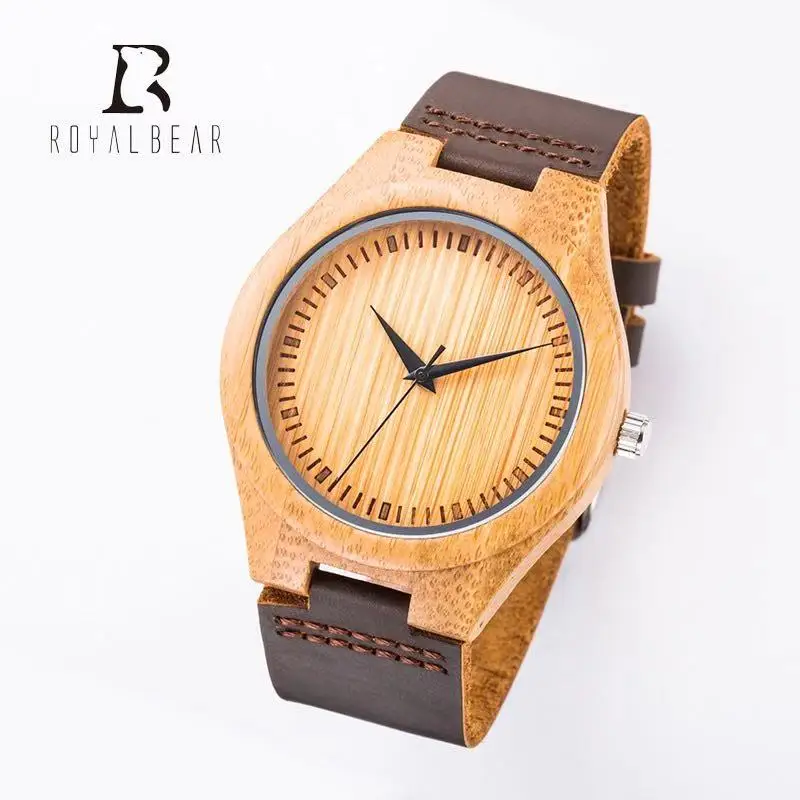 W0483 Top Sale Low Price Free Shipping Modern violet wood watch Factory from China