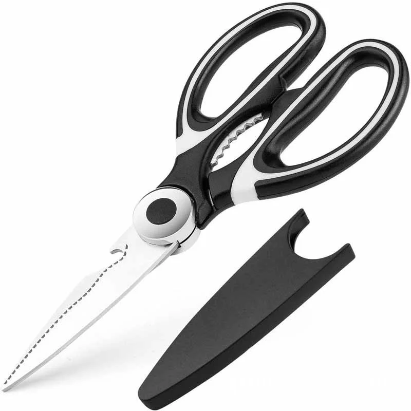 factory directly Multipurpose Utility Stainless Steel Heavy Duty scissors Kitchen shears with Cover for Kitchen