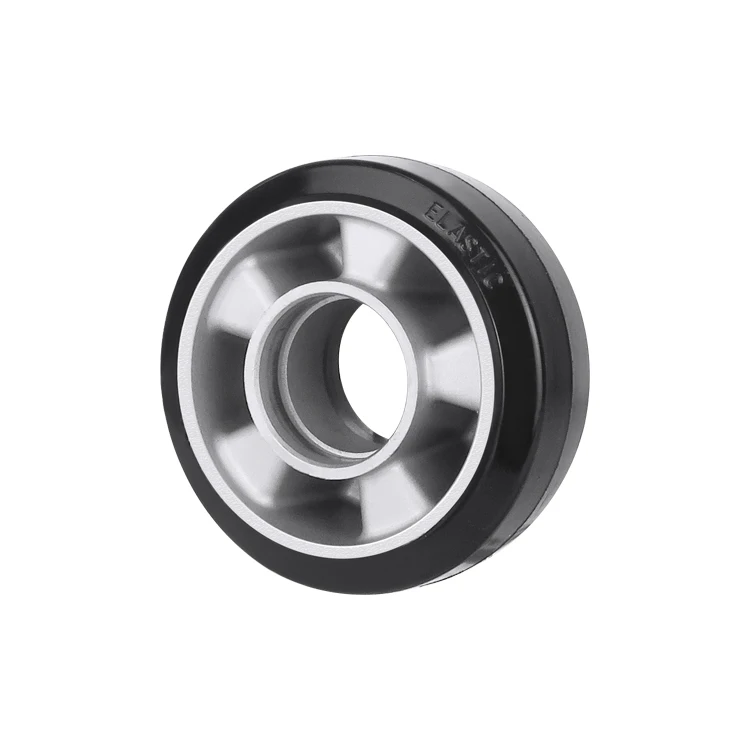 Standard solid rubber wheels with an affordable price and a huge range of variants offer good rolling comfort and quiet running