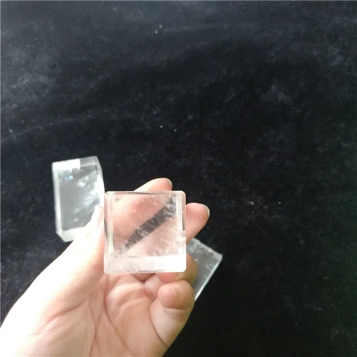Customized Natural Rock clear Quartz Crystal square Block Crystal Slabs Plate