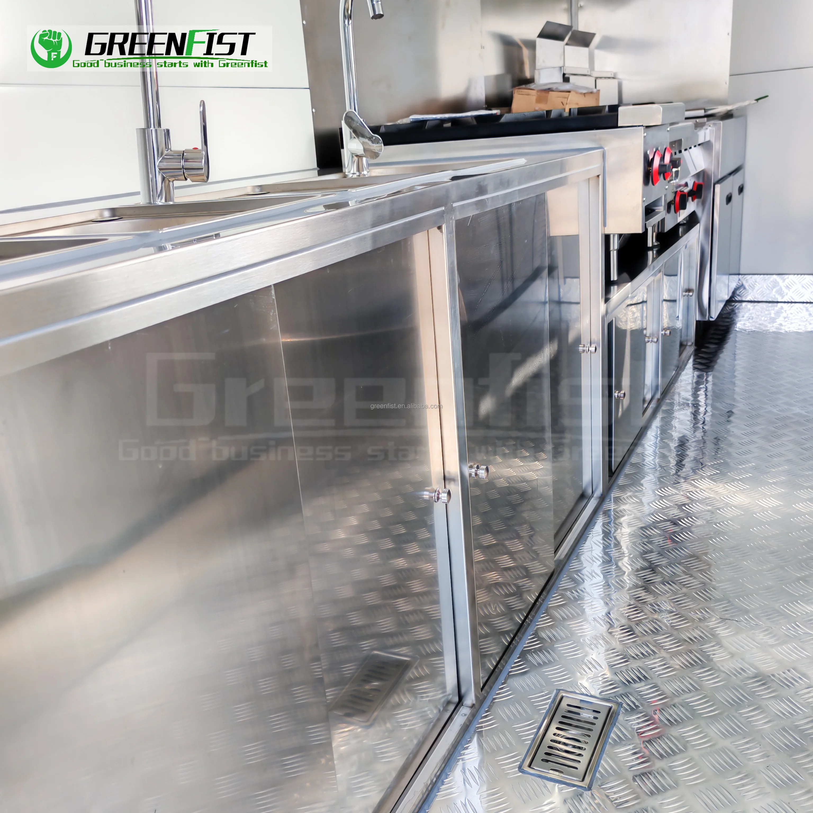 Street Food Truck Commercial Food Concession Trailer Small Ice Cream Cart With DOT CE Certificate