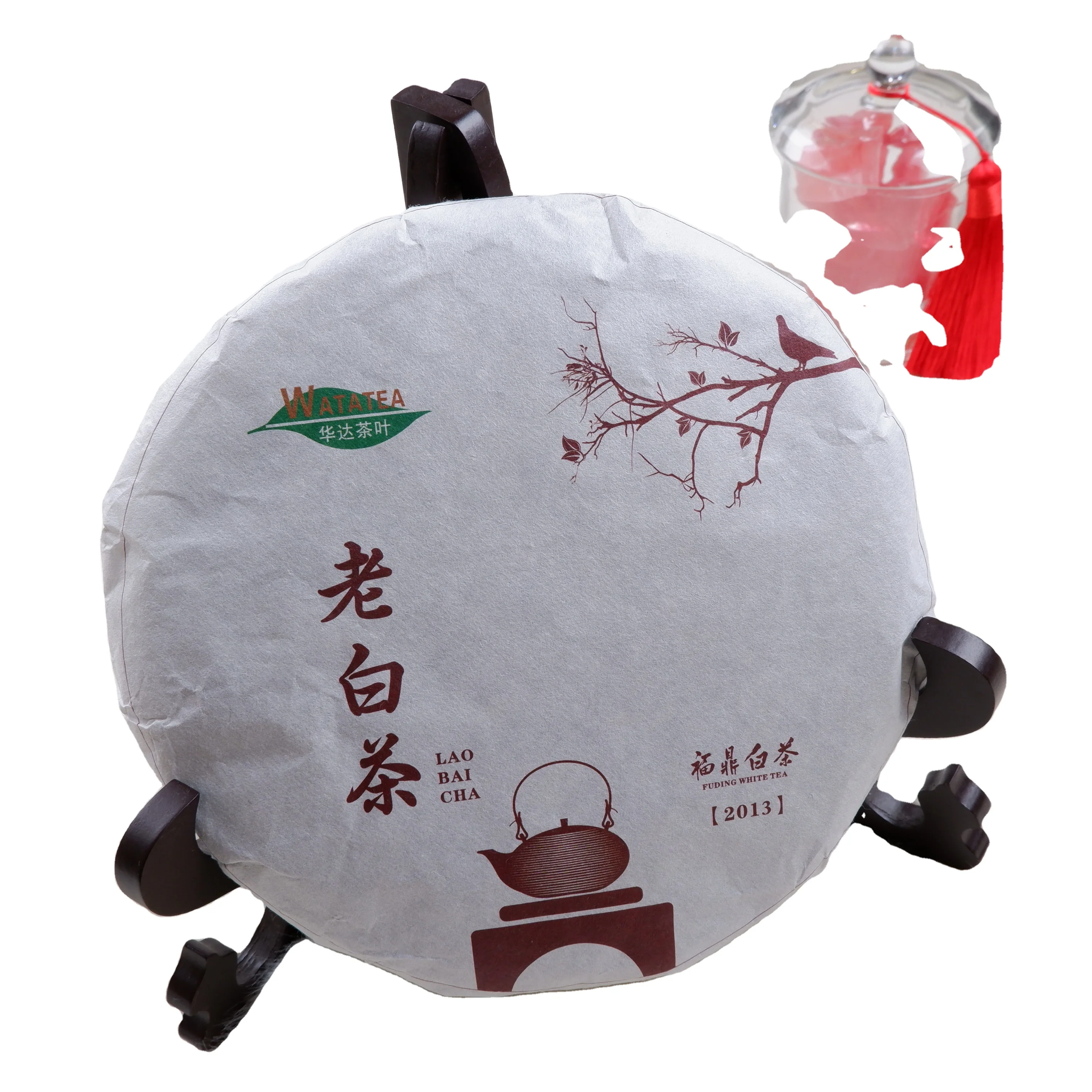 Китайский органический чай Pai Mu Dan Baimudan с белыми пионами от Fuding Fujian