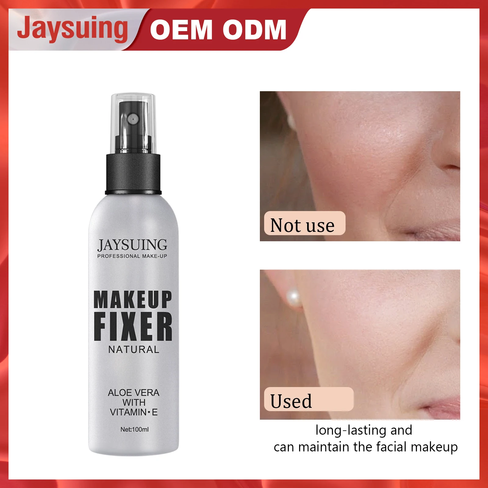 Jaysuing High Quality Private Label Make Up Oil-Control Fixer Spray Long Lasting Makeup Setting